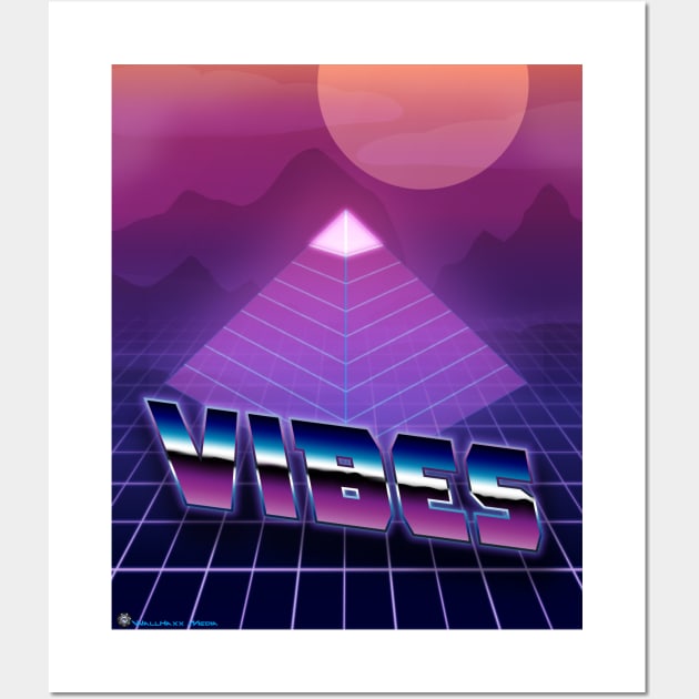 Outrun Vibes Wall Art by WallHaxx